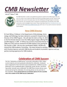 Winter 2018 Newsletter Cover Page